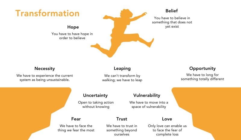 Transformation Requires a Leap: Why Belief, Vulnerability, and Courage Are the Keys to Change