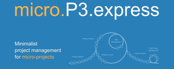 From Chaos to Clarity: Creative Project Management with Micro.P3.express