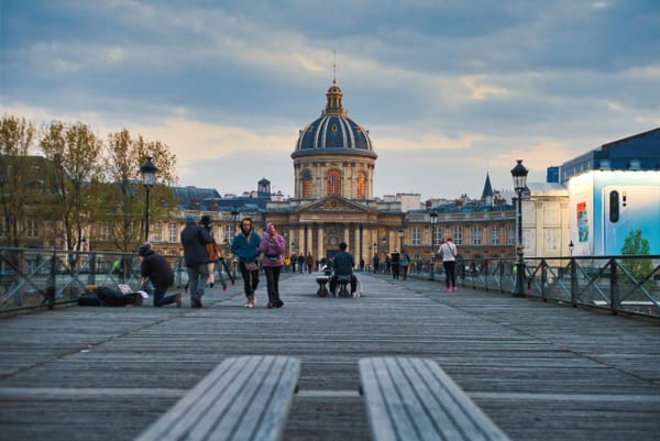 Beneath the Pont des Arts